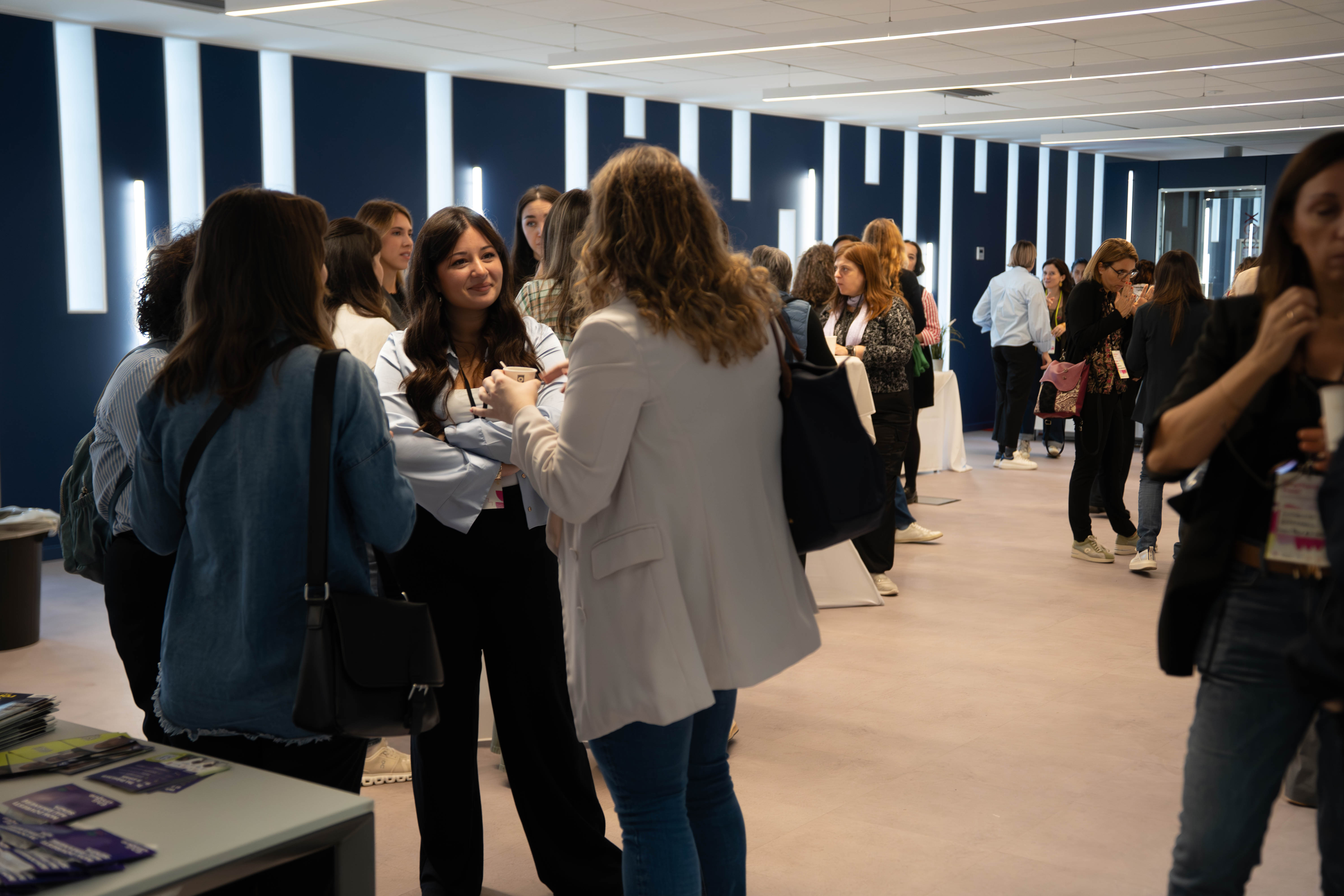 Claudia Alba durante una formazione